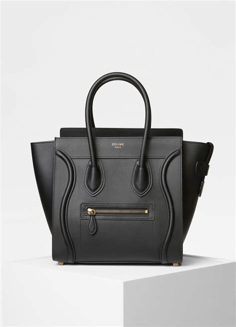 full black celine bag|black Celine bag uk.